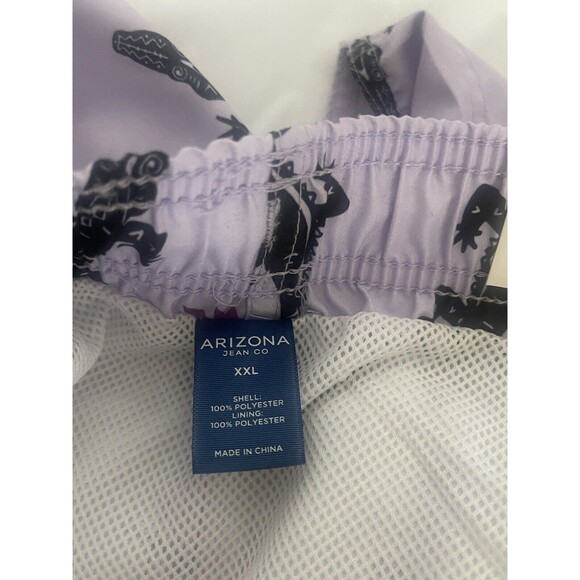 Arizona Jean Co Men’s Lilac Gator Swim Trunks Sz XXL New - Picture 7 of 8